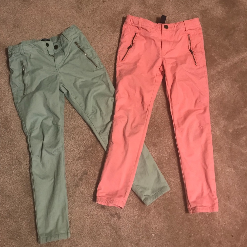 Girls Gap Moto Pants - great condition